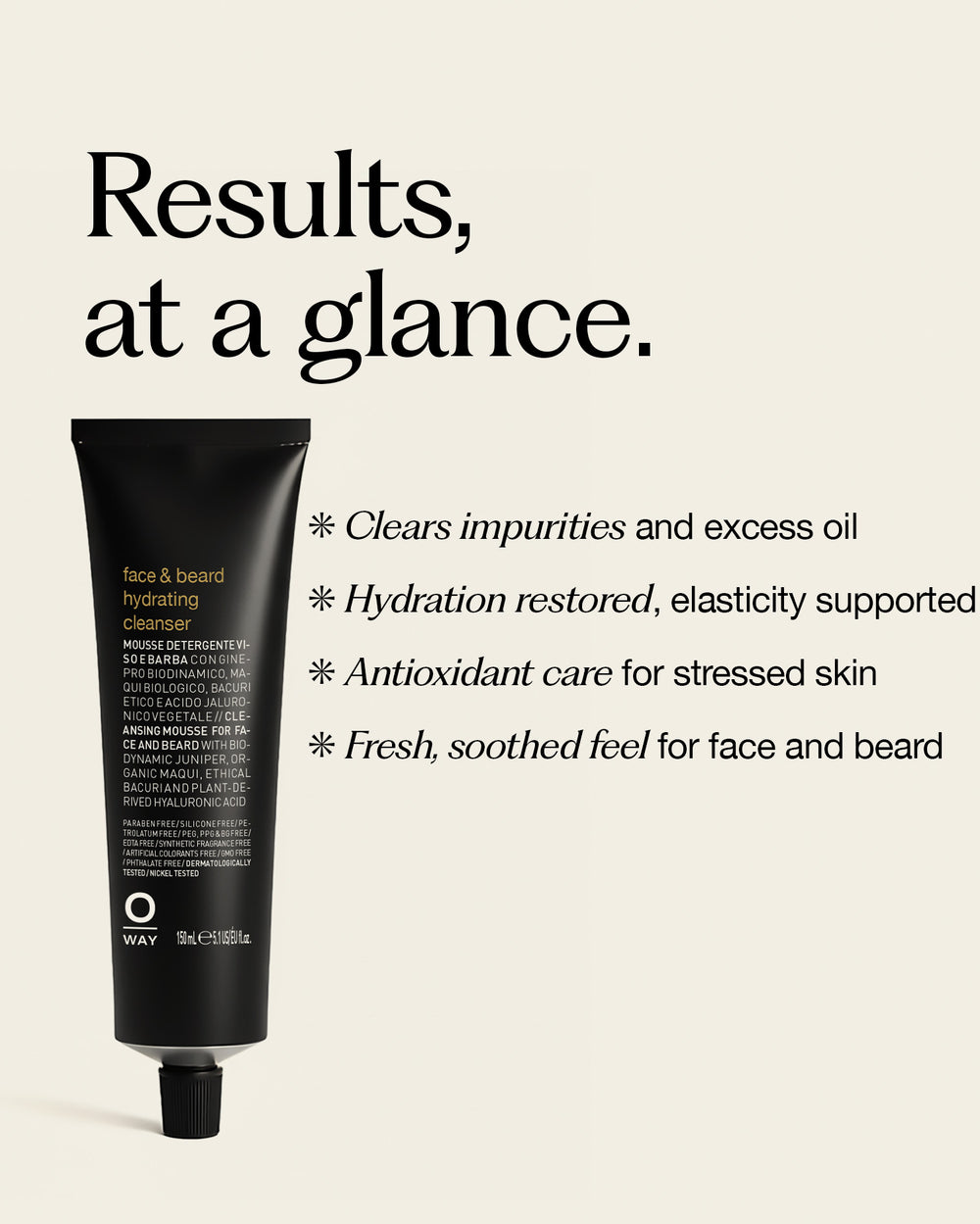 face & beard hydrating cleanser