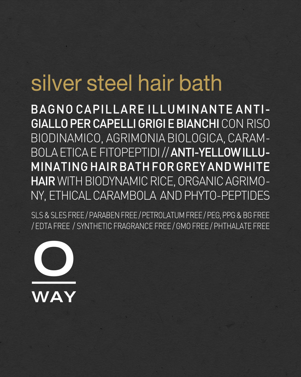 silver steel hair bath oway label mobileonly