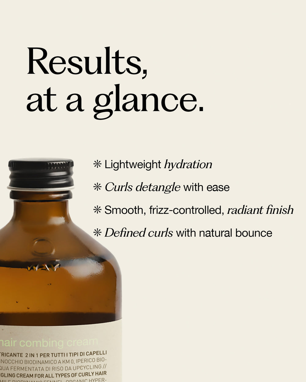 curly hair combing cream