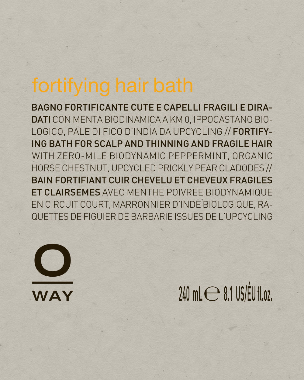 fortifying hair bath