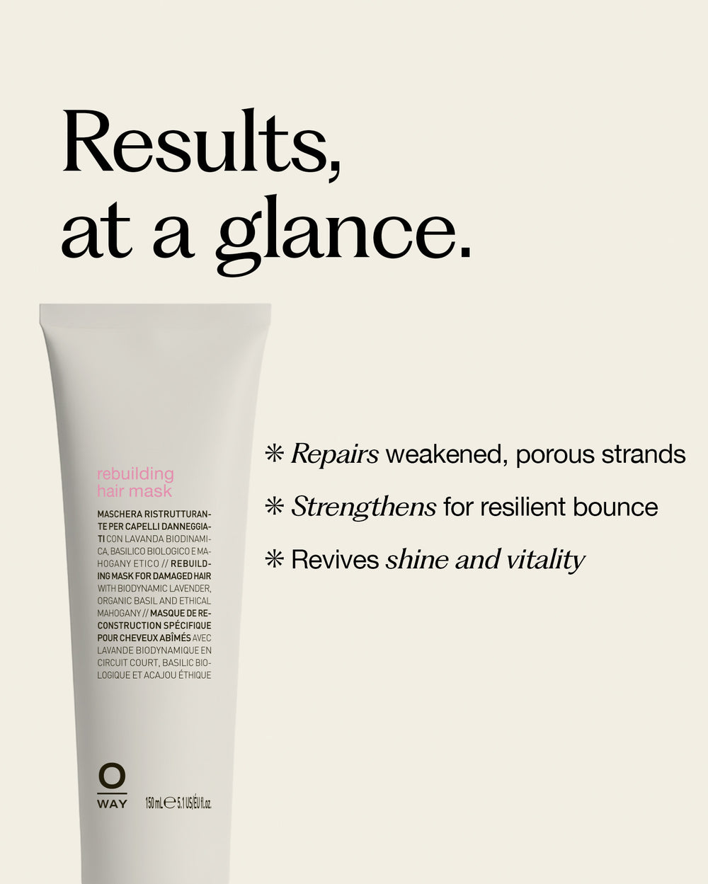 rebuilding hair mask