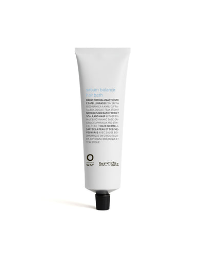 sebum balance hair bath