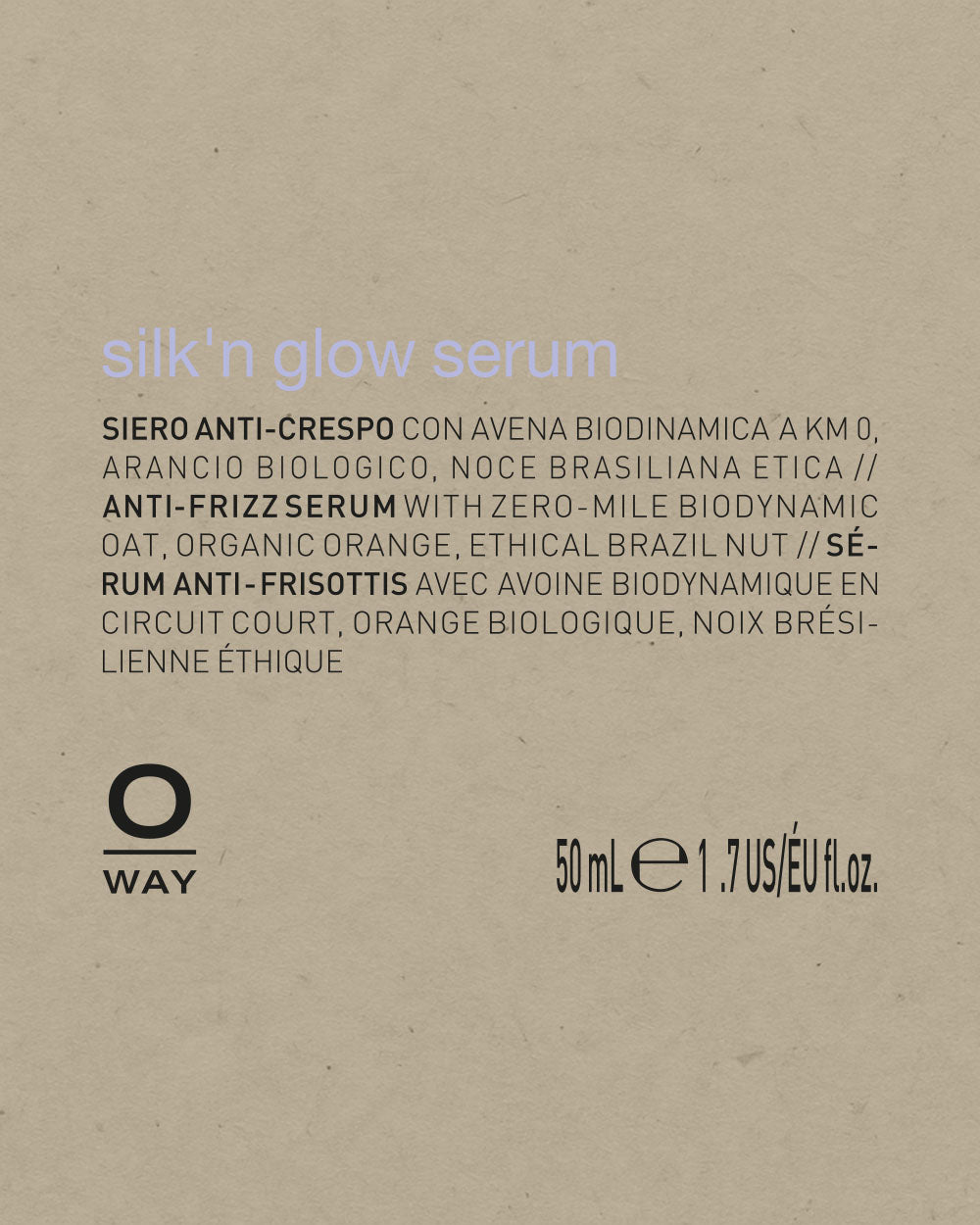 Silk 'n Glow Serum packaging with text and branding on a beige background mobileonly