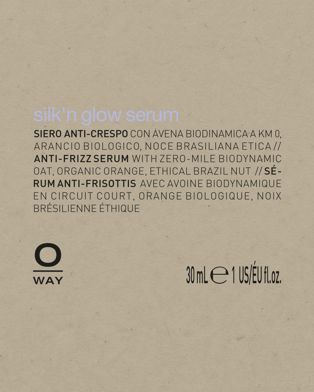 Silk 'n Glow Serum packaging with text and branding on a beige background mobileonly
