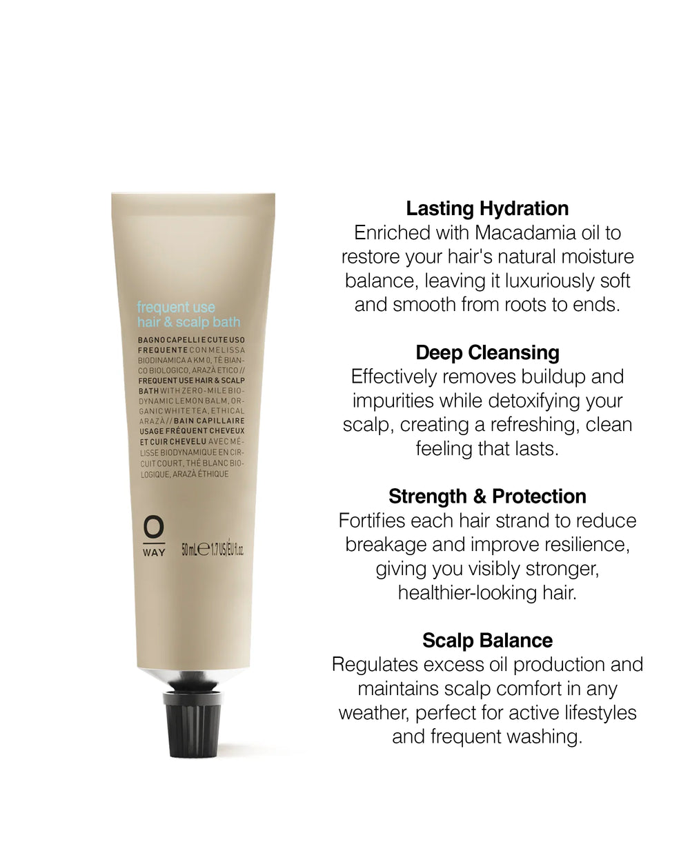 Benefits of Oway Frequent Use Hair & Scalp Bath - mobileonly