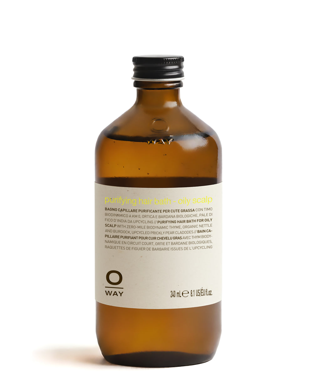 purifying hair bath - oily scalp