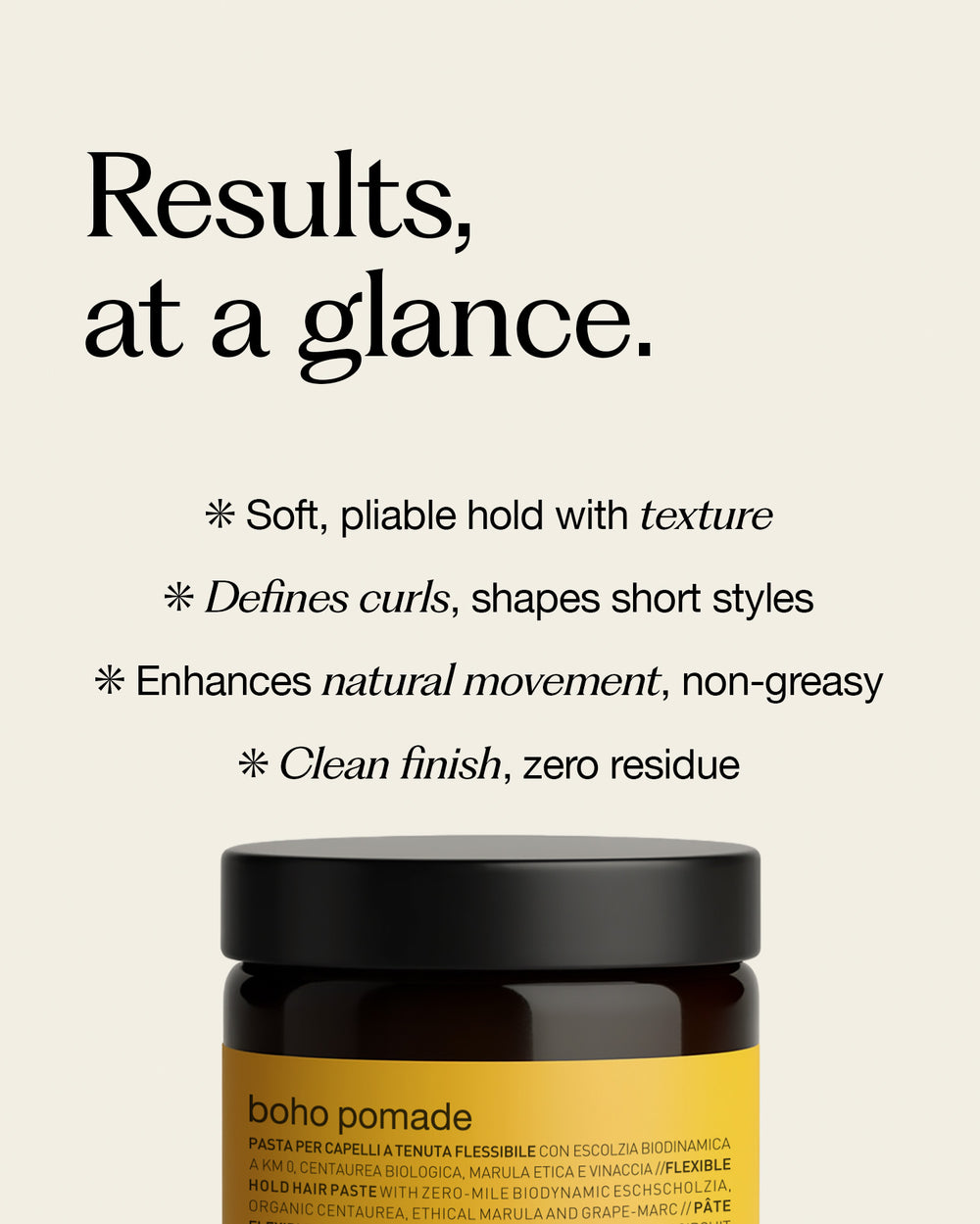 boho pomade