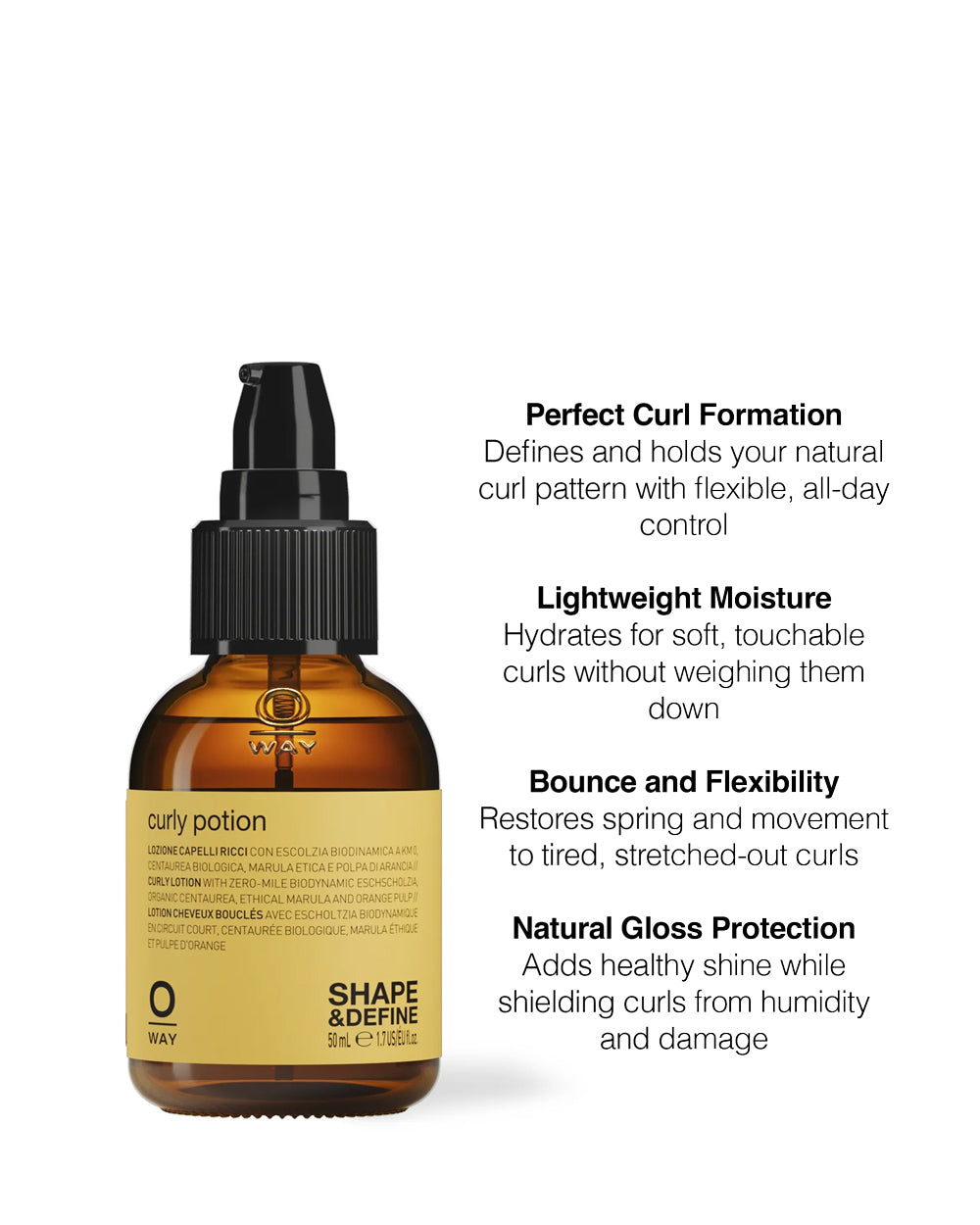 Oway Curly Potion benefits mobileonly